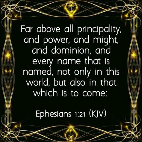 And every name. . Eph 1 kjv